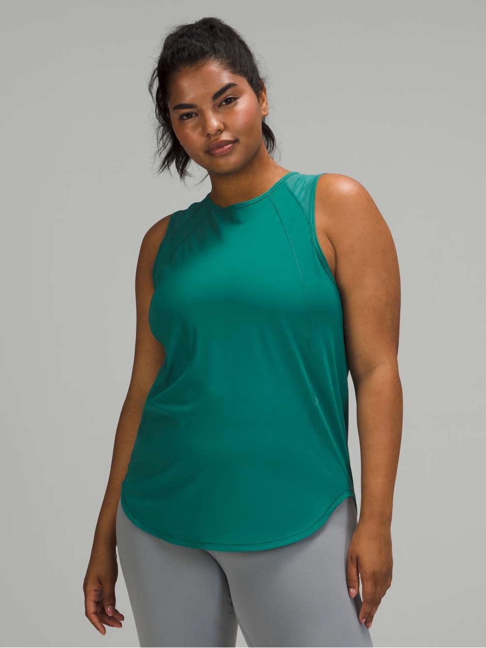 Women’s Lululemon Athletic Sculpt Tank In Teal Lagoon Size 4